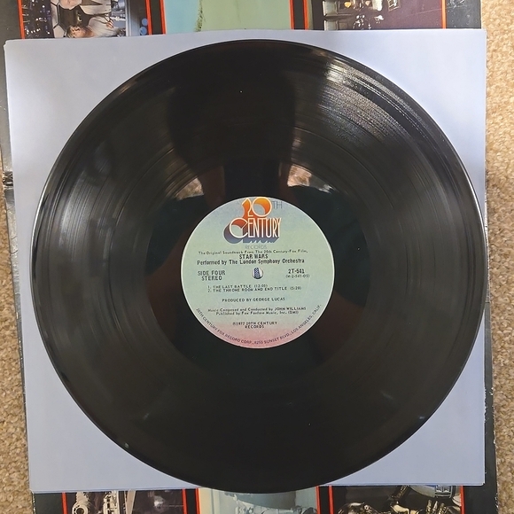 Star Wars Original Soundtrack 1977 Vinyl 12'' 2-discs - Picture 6 of 12